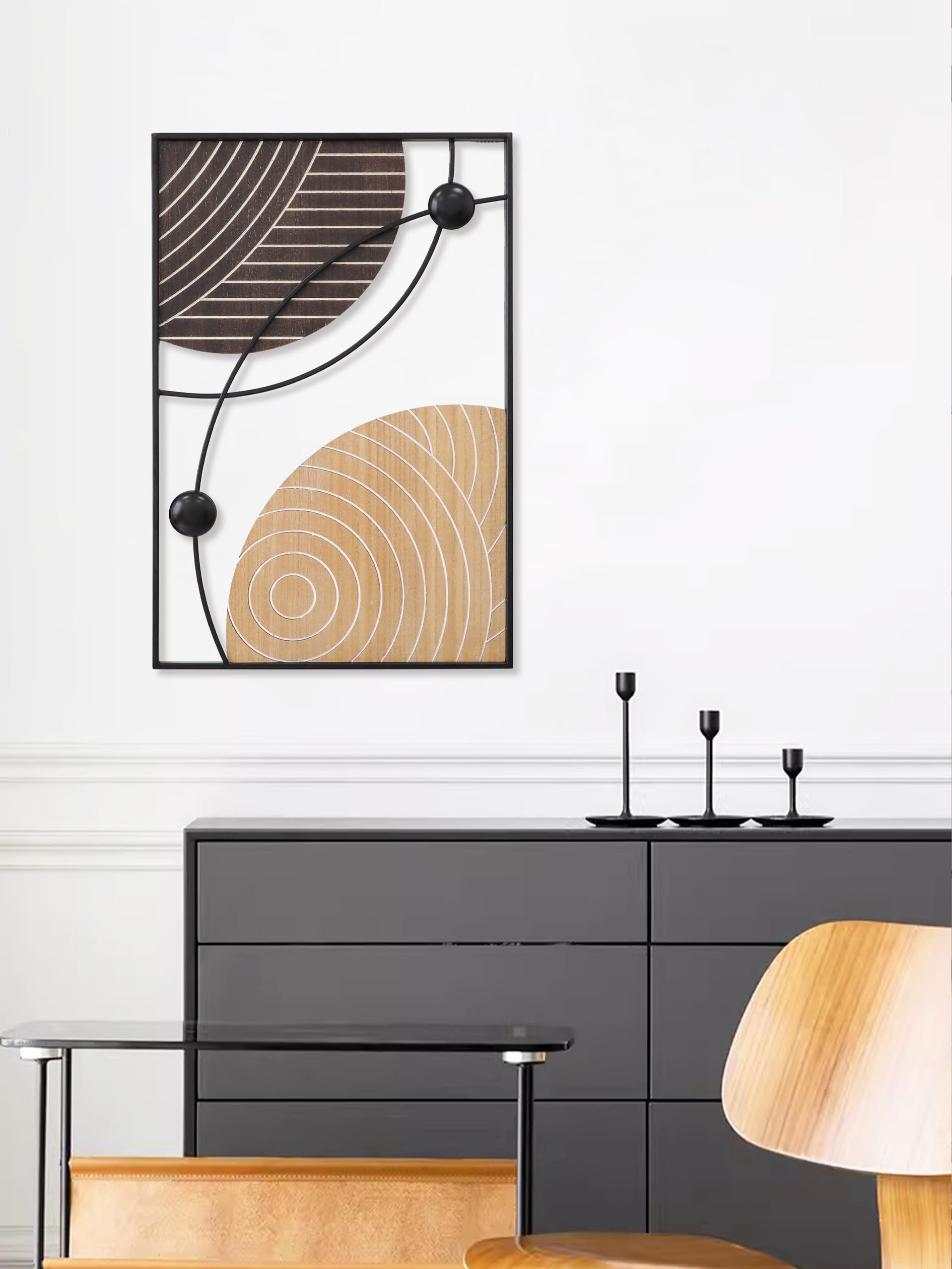 Kobolo Metallbild Wanddeko FENGARI Wandbild Metall Wandbilder extrem
