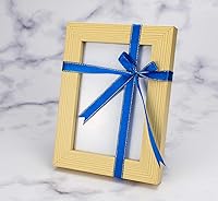 Vista 3 de ATRBB Cinta de satén de una sola cara de 50 yardas de 3/8 pulgadas de ancho con bordes dorados para envoltura de regalos, diseño floral