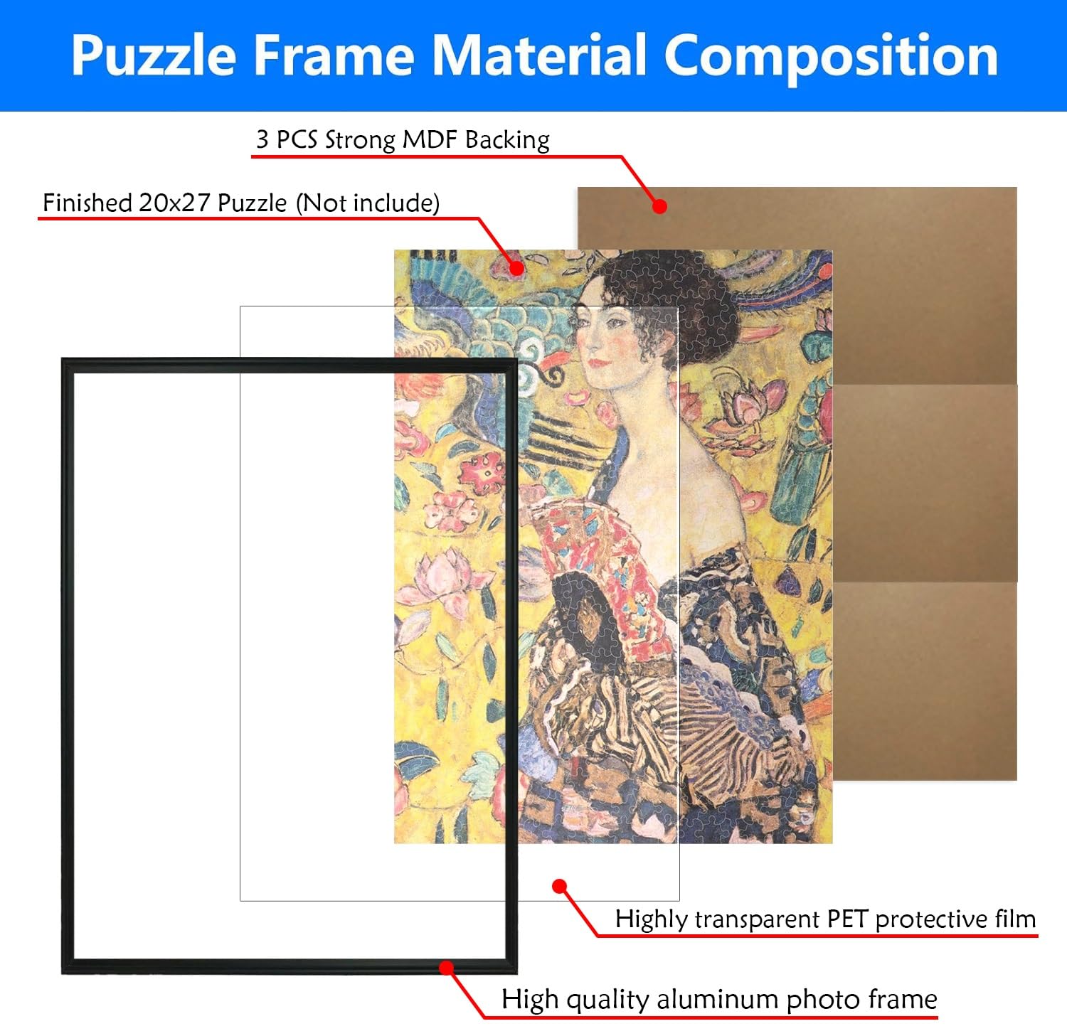 ジグソーパズル　フレーム付 Amazon.co.jp: F1030 (483 x 683 mm)｜ジグソーパズル専用