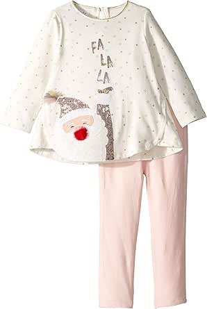 Mud Pie Santa Baby Top With Pant and Headband Set