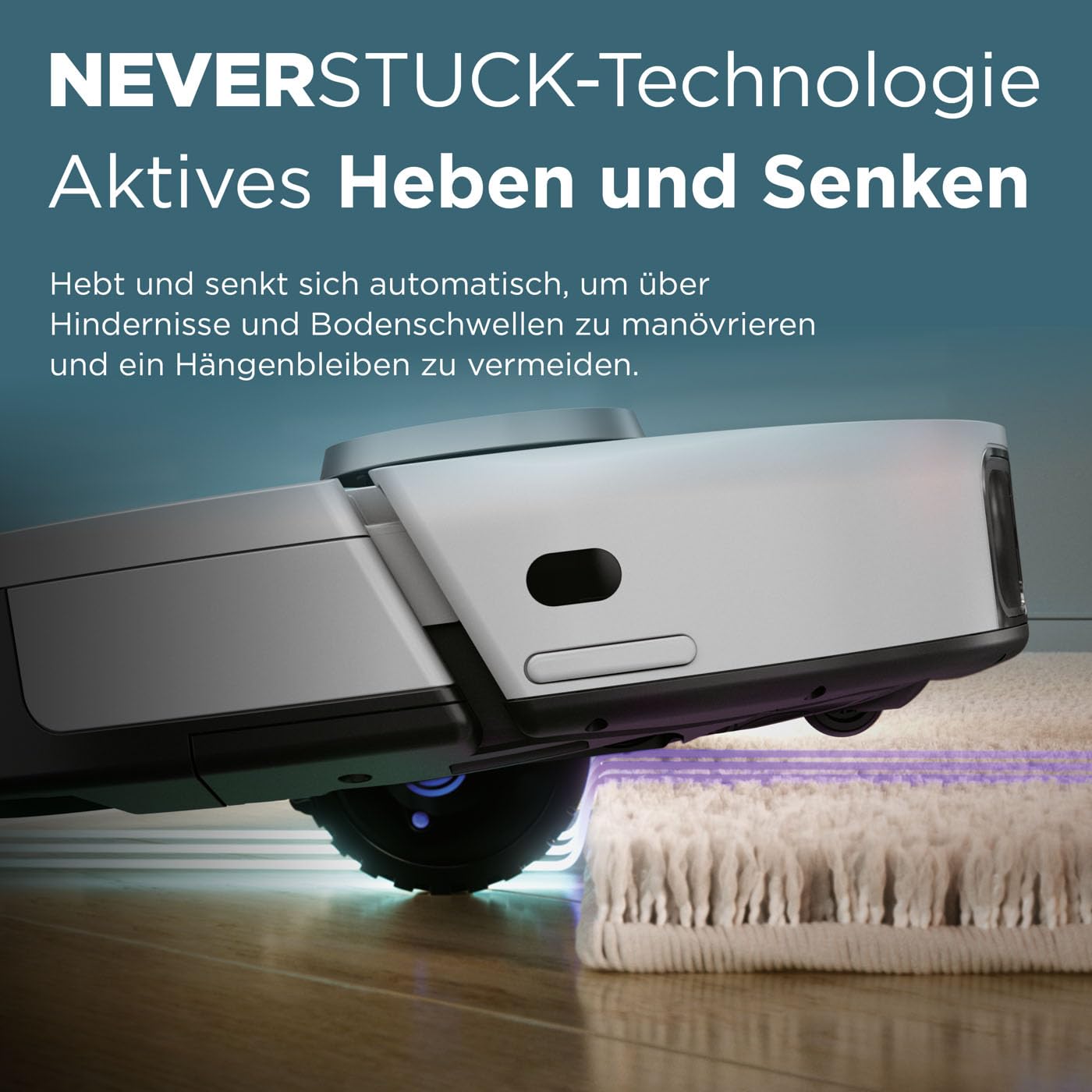 Shark PowerDetect Saugroboter selbstleerend mit 3D- & LiDAR-Navigation, Anti-Allergen- & Anti-Geruch-Basis, NeverStuck-Hindernisumgehung, für Teppiche, Hartböden & Tierhaare, Weiß AV2820VEEUWH