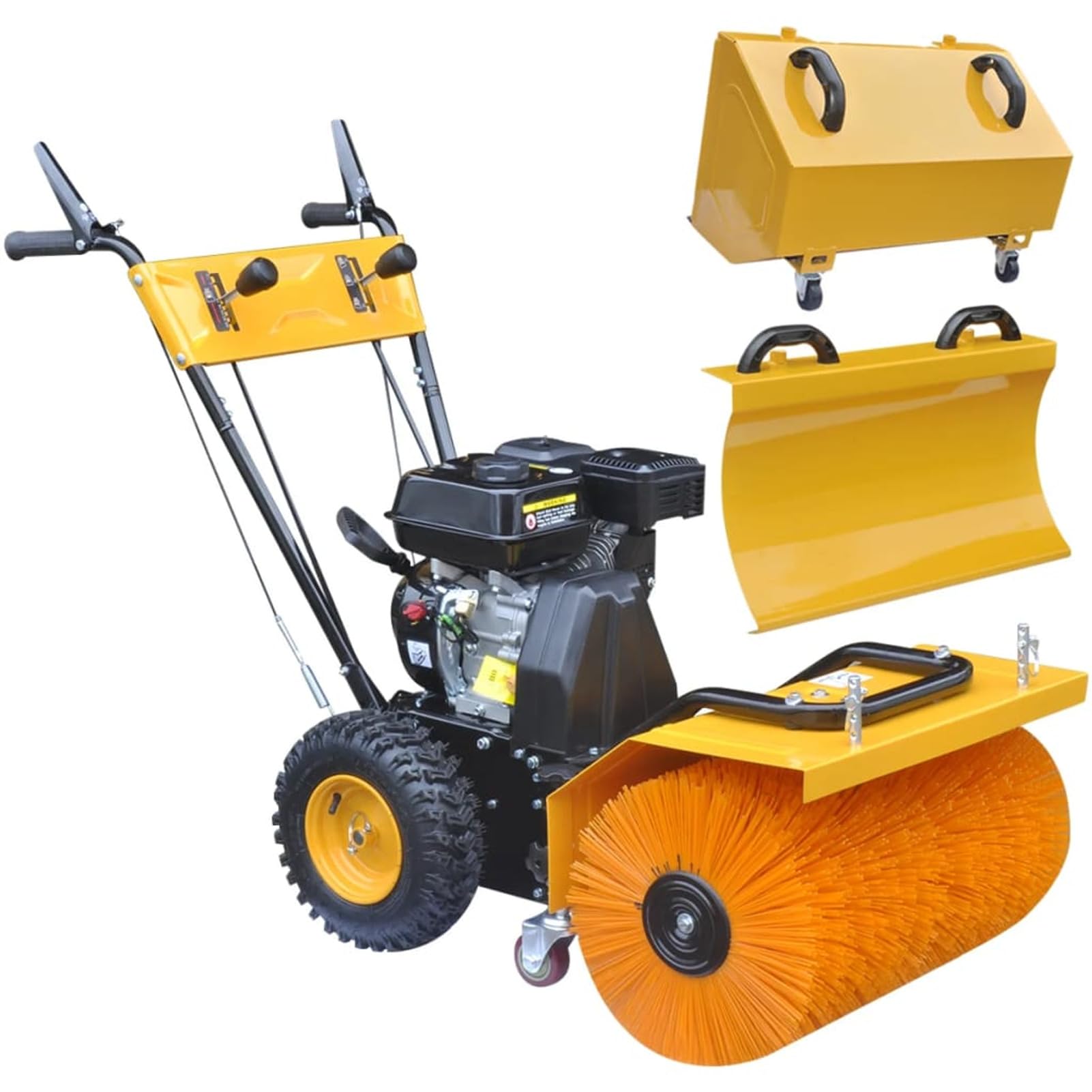 Snow Thrower, zestaw benzynowy, 6,5 KM, odśnieżarka i zamiatarka