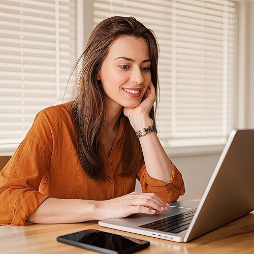 Miniatura 6 de BESTIG - Correa de resina de repuesto compatible con Apple Watch de 1.496 pulgadas, 1.575 pulgadas, 1.614 pulgadas, resistente al agua, para iWatch