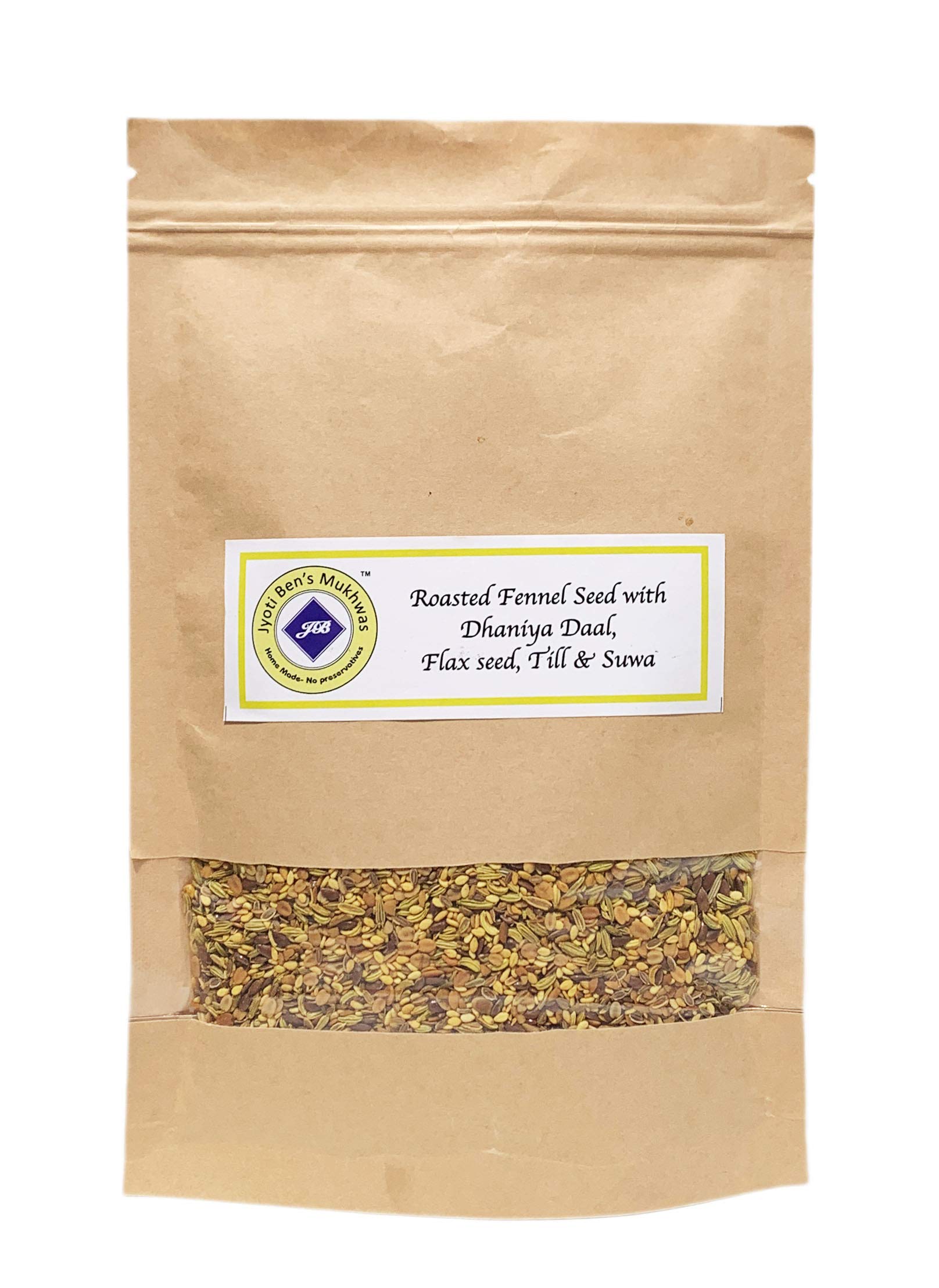 Jyoti Bens Mukhwas - Roasted Saunf With Dhaniya Daal, Flax Seed, Till(Sesame) & Suwa(Dill Seed)|Premium Mukhwas|Digestive Mouth Freshener|After-Meal Snacks|100% Natural|Good For Digestion - 250 Gram (B08FZHQTBJ) Amazon Price History, Amazon Price Tracker