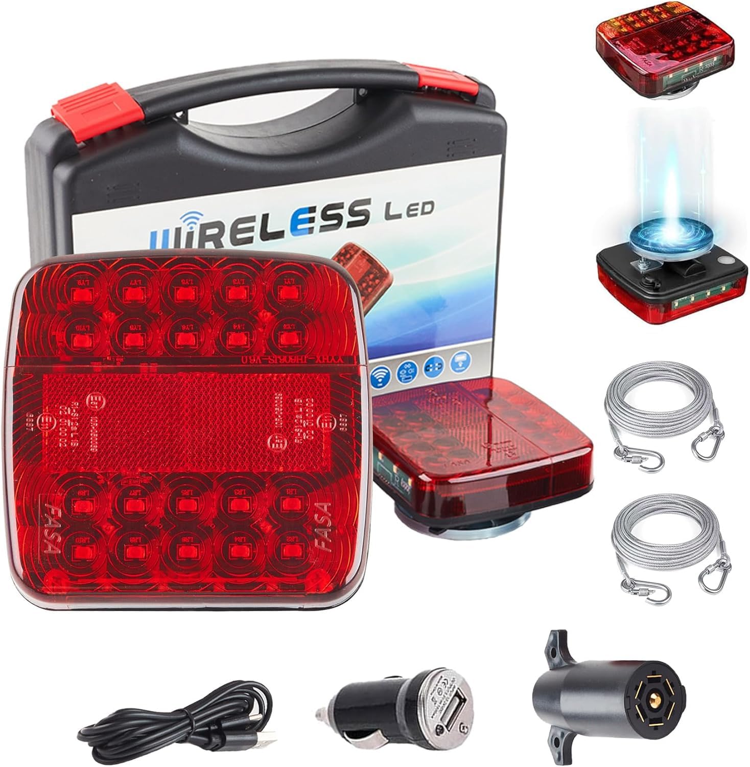 OOGKA Basic Magnetic Wireless Trailer Lights