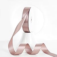 Vista 51 de MEEDEE - Cinta de satén blanca de 2 pulgadas, cinta blanca de lujo de doble cara de 25 yardas, cintas de seda para envoltorios de regalo