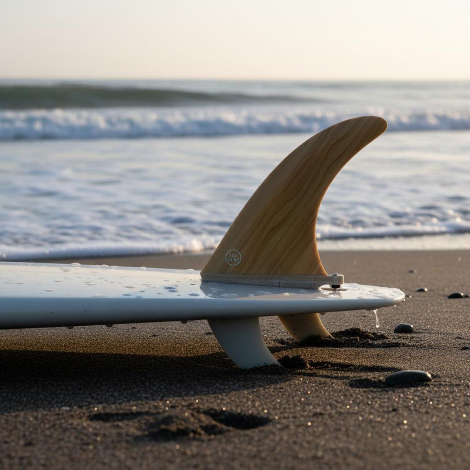 Surfbrett Surfbrett Zubehör Longboard Paddleboard Mittel Einzel Wendigkeit Kontrolle Glasfaser Kern Bambusfurnier für Freizeit Strand Urlaub