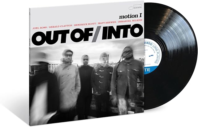 Motion I por Out Of/Into Gerald Clayton Immanuel Wilkins Joel Ross Kendrick Scott Matt Brewer, capa do álbum
