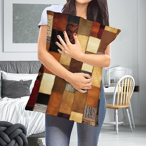 Miniatura 6 de Fundas de almohada decorativas inspiradas en textil, diseño de tribu secreta en estilo bohemio, funda de almohada decorativa con cremallera