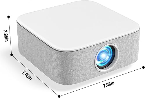 Miniatura 8 de Mini proyector portátil con enfoque eléctrico, proyector NICPOW Full HD 1080P, proyector de películas Bluetooth con Keystone automático, Bluetooth