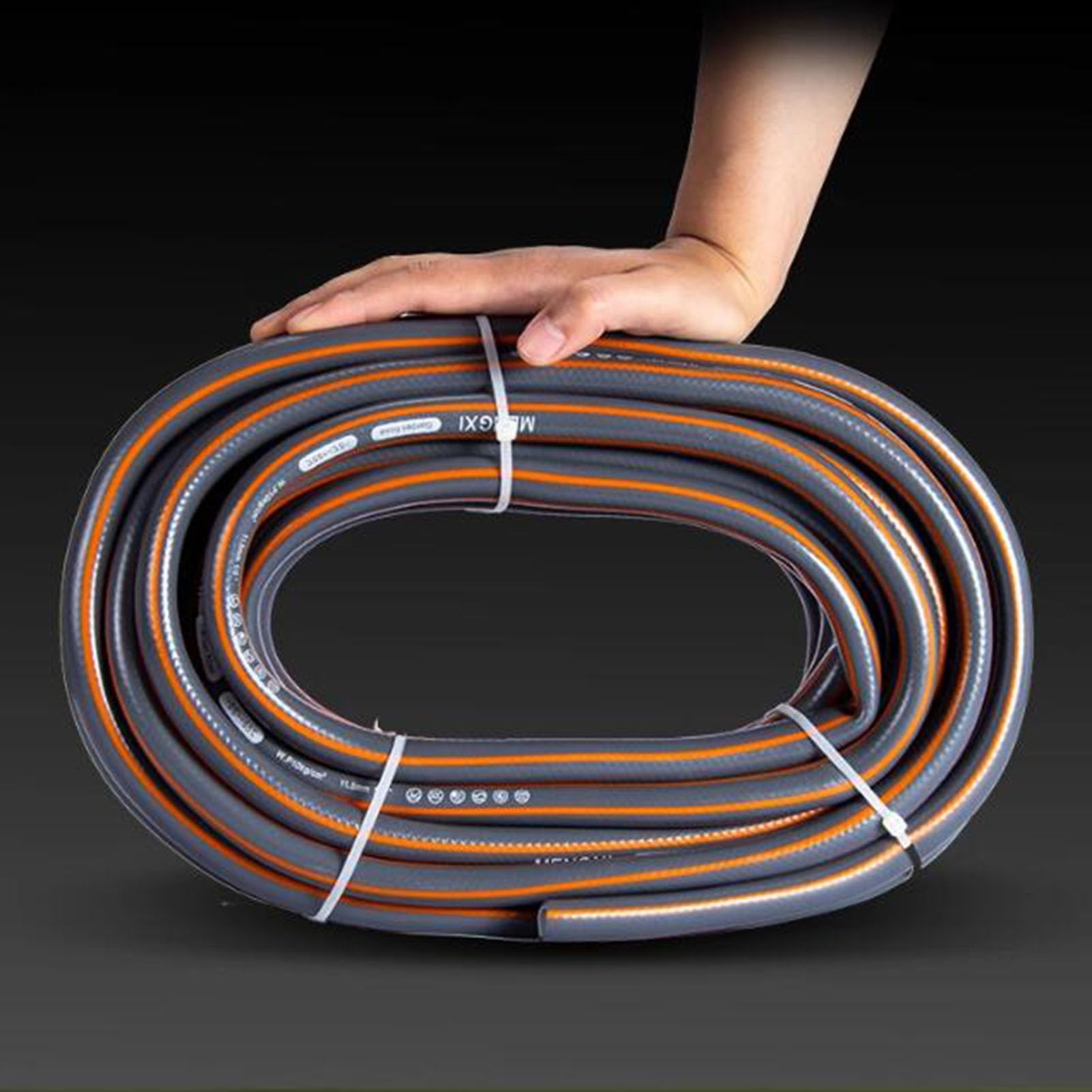 Tubo Flessibile da Giardino, Antipiega, 3 Strati, più Spessi, rinforzati, antideflagranti, Tubi dell'Acqua, connettore per Tubo Flessibile per irrigazione Standard (40 m)