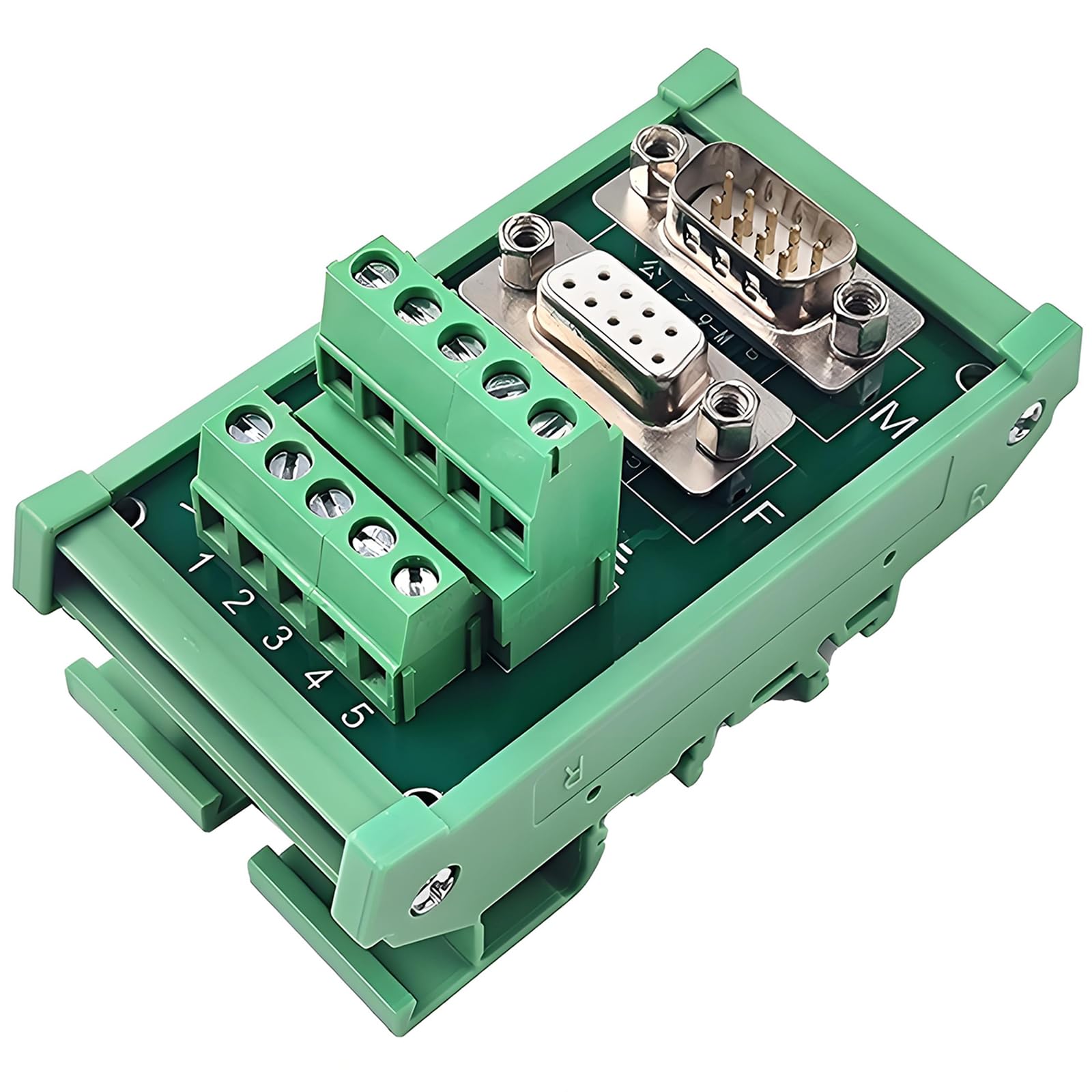 Module d'interface DB9 rail DIN connecteur carte de dérivation - 8