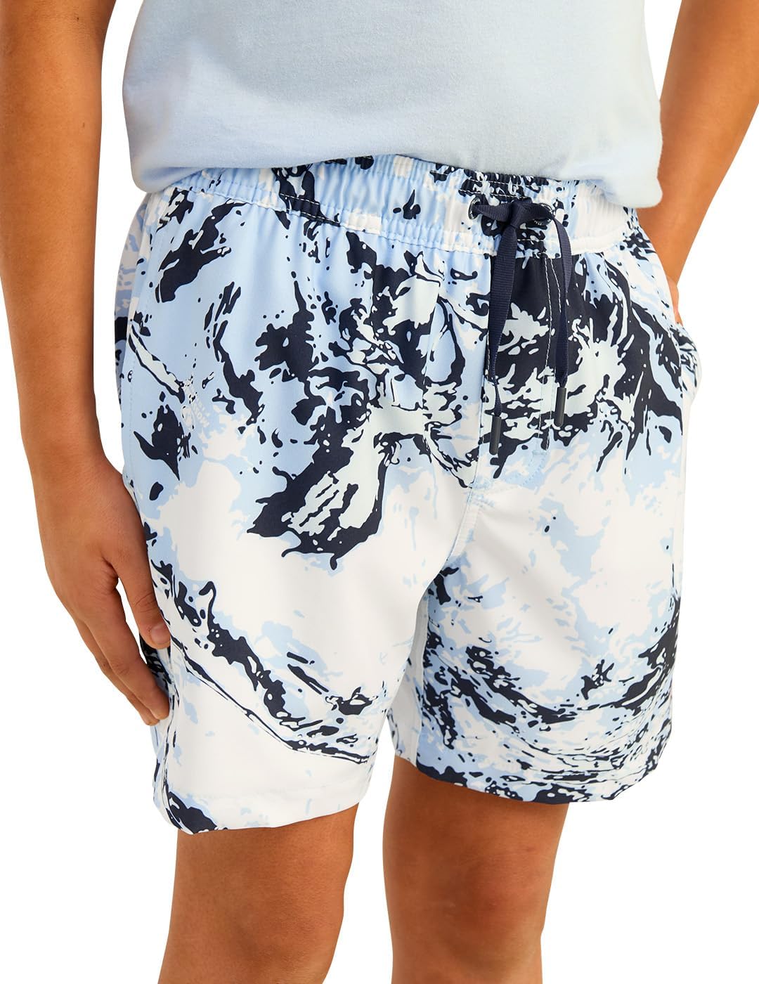 HUK Boys Pursuit Volley Pattern Short, Quick-Dry Shorts for Kids