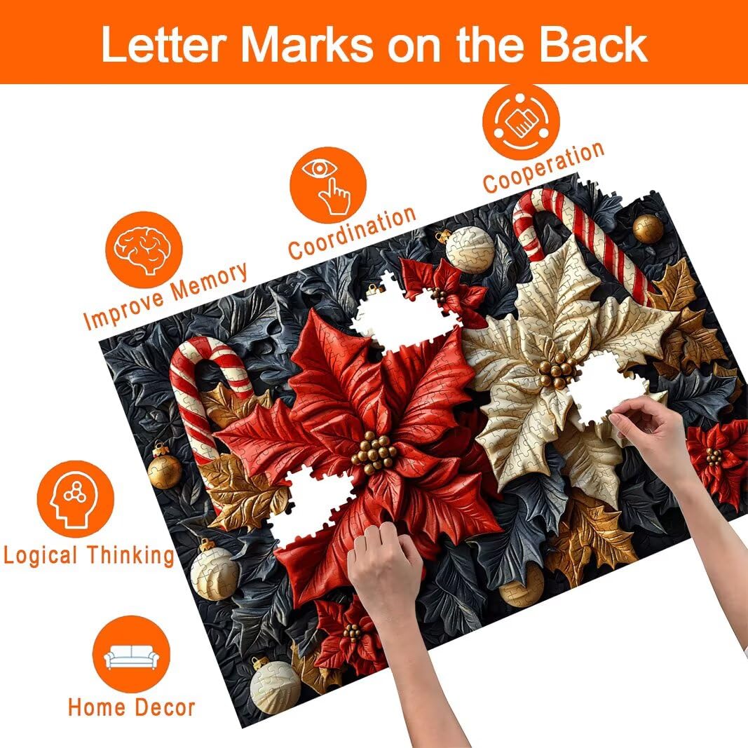 Puzzle Navidad, Puzzle 5000 Piezas, Rompecabezas, Regalo Mujer, Decor -8104
