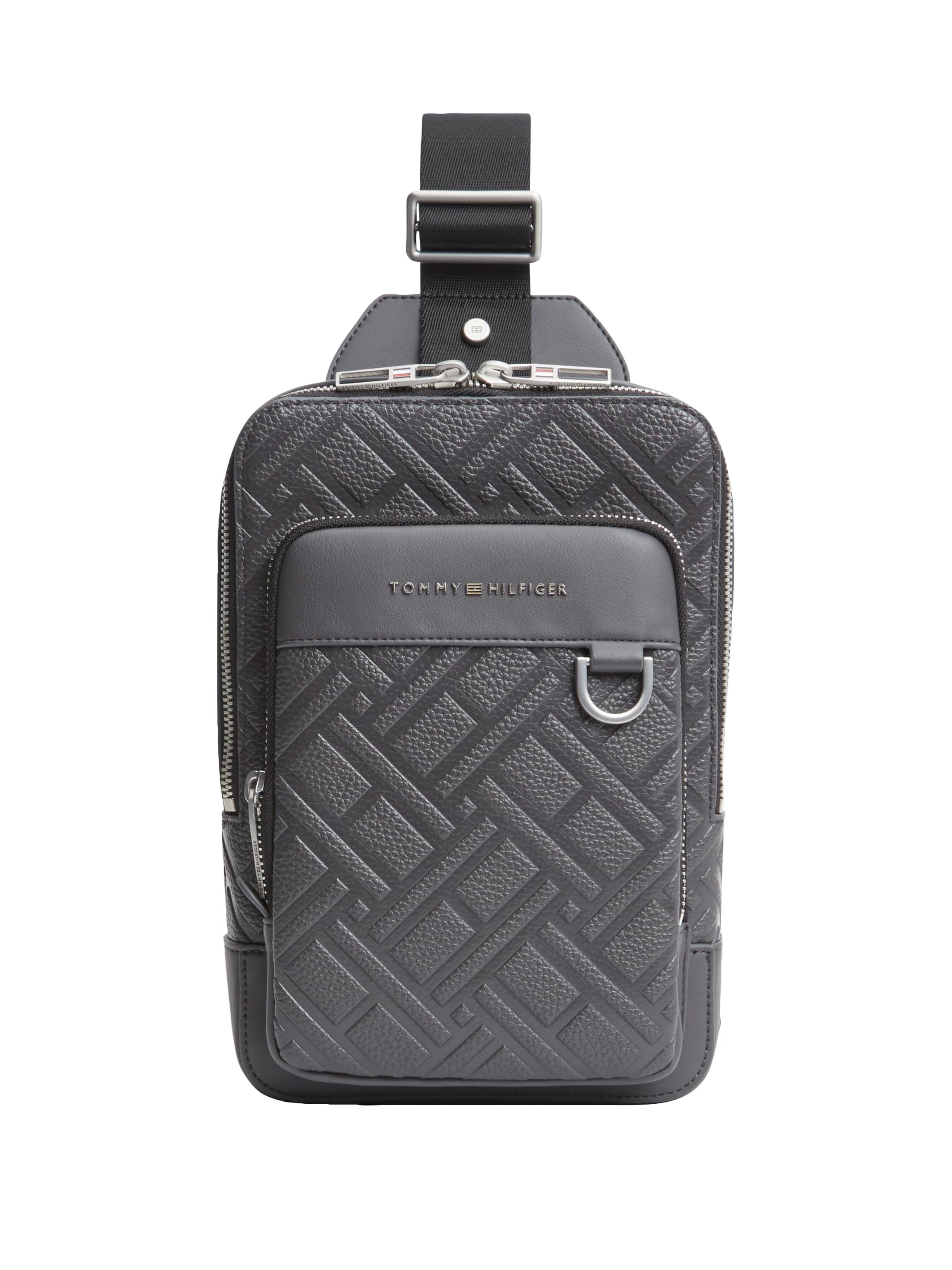 Men's Flag Sling Bag,DARK GREY One Size