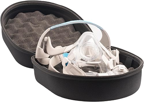 Snugell Estuche de viaje y almacenamiento de máscaras CPAP duradero con carcasa Oxford, interior acolchado suave, mango de goma ergonómico,