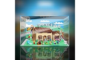 Acrylic Display Case for Simpsons Lego House 71006