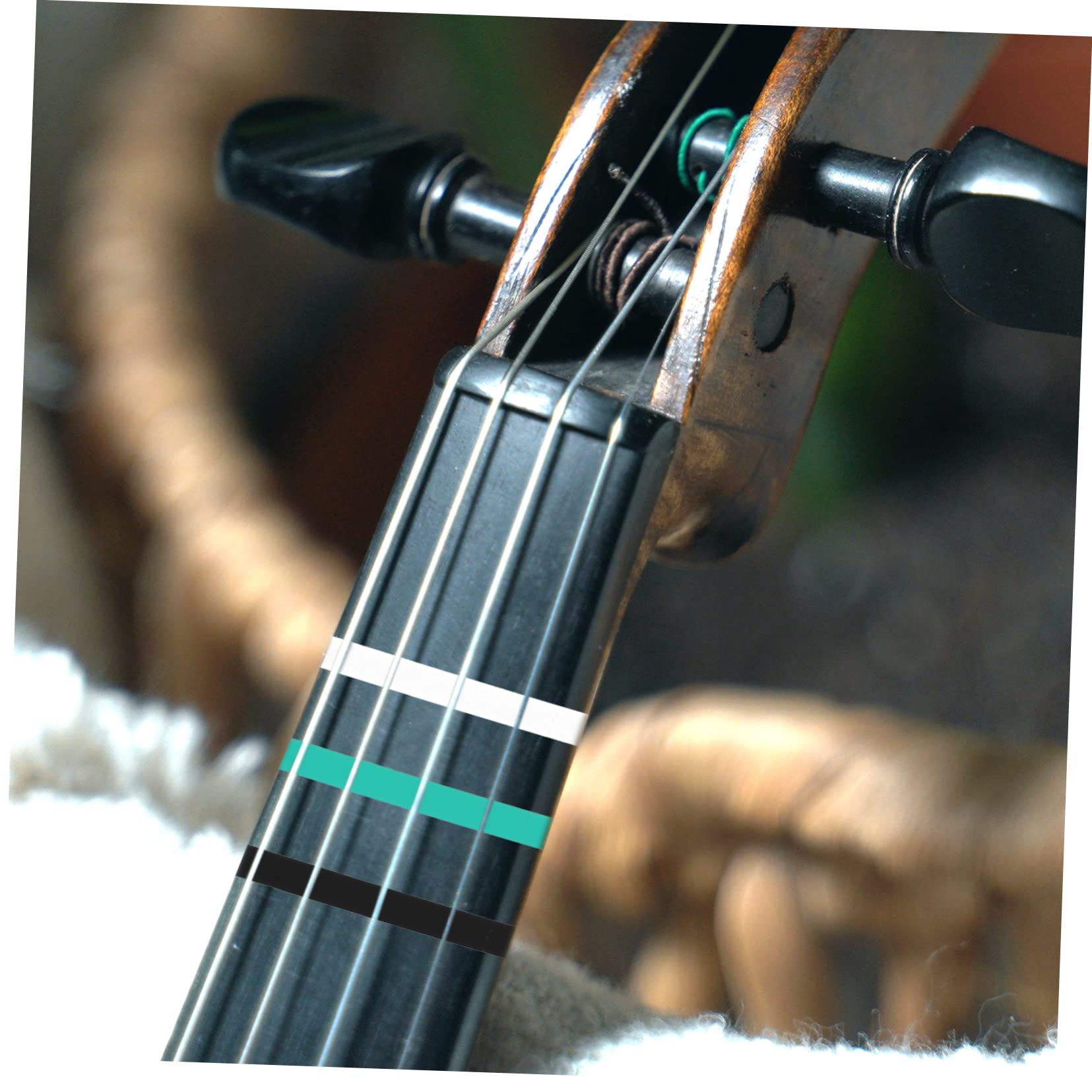 ibasenice 9rotoli Adesivi Per Violino Nastro Per Indicazioni Sulla Tastiera Facile Applicazione Per Principianti Di Spessore