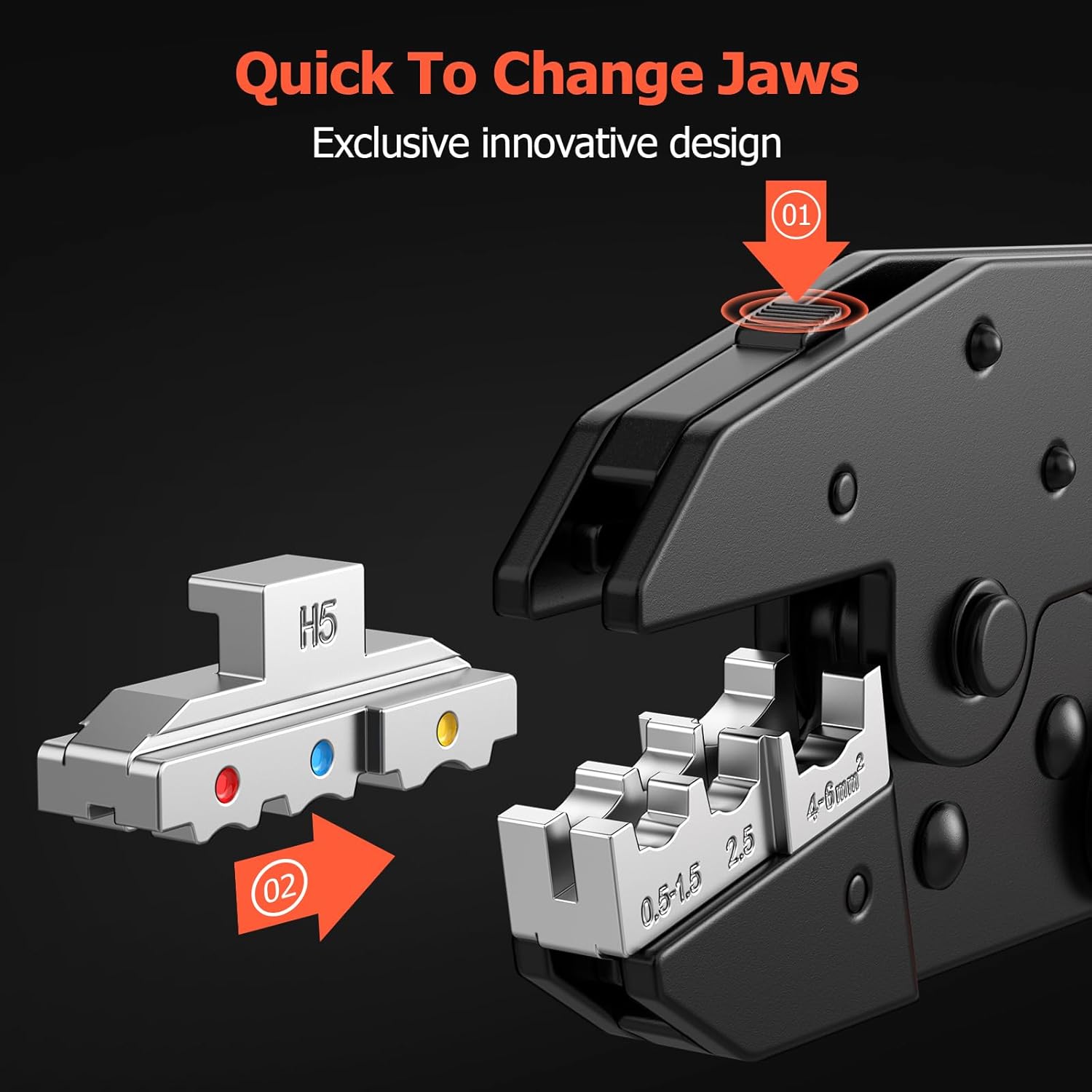 Sertéscsipesz cserélhető pofák