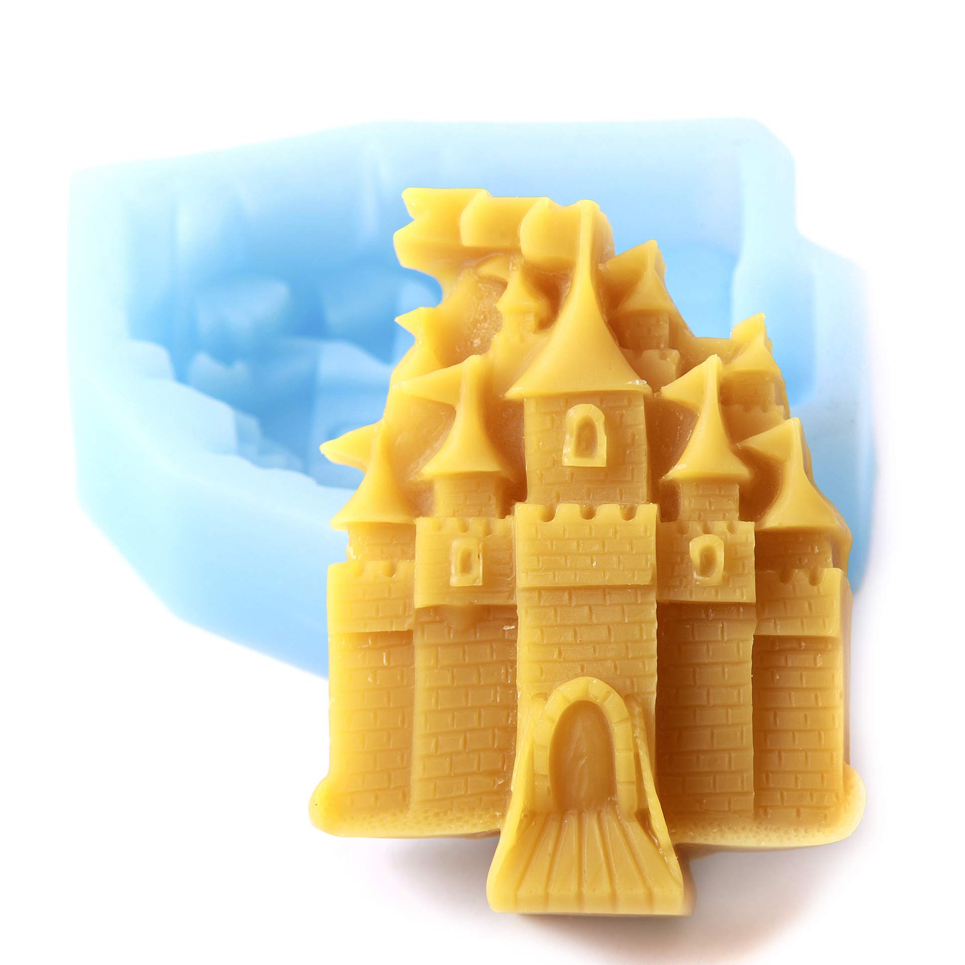 Moule silicone château de princesse x5 de qualité durable pour décors 3D