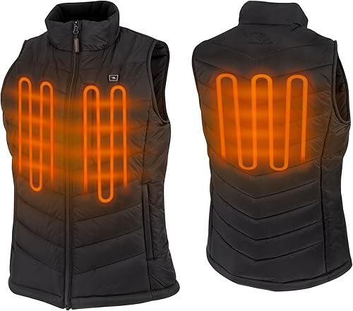 Radians RHG-V201 Women's Cold Weather Apparel - Heated Puffer Vest Kit with Batt