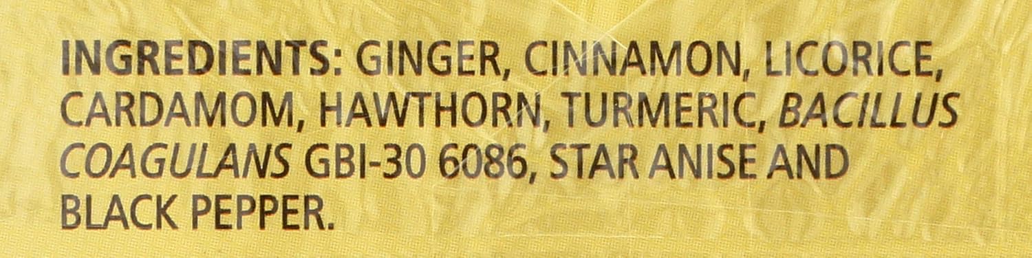 Celestial Seasonings Ginger & Probiotics Herbal Tea, 20 CT