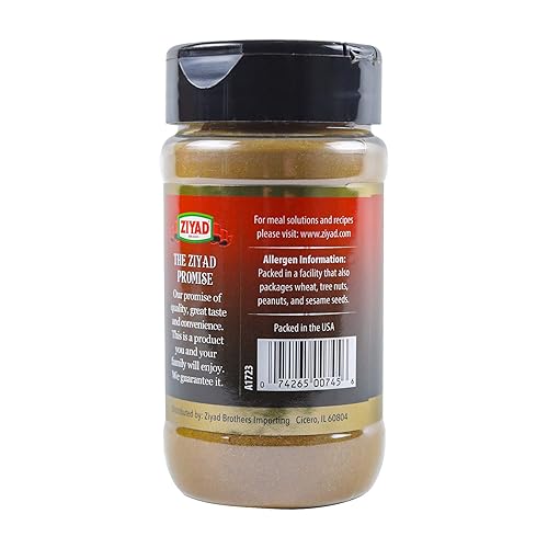 Vista 11 de Ziyad Shaker Premium Sumac - Mezcla de especias sabrosas, sin aditivos, sin conservantes, sin sal, sin MSG, 5.5 onzas