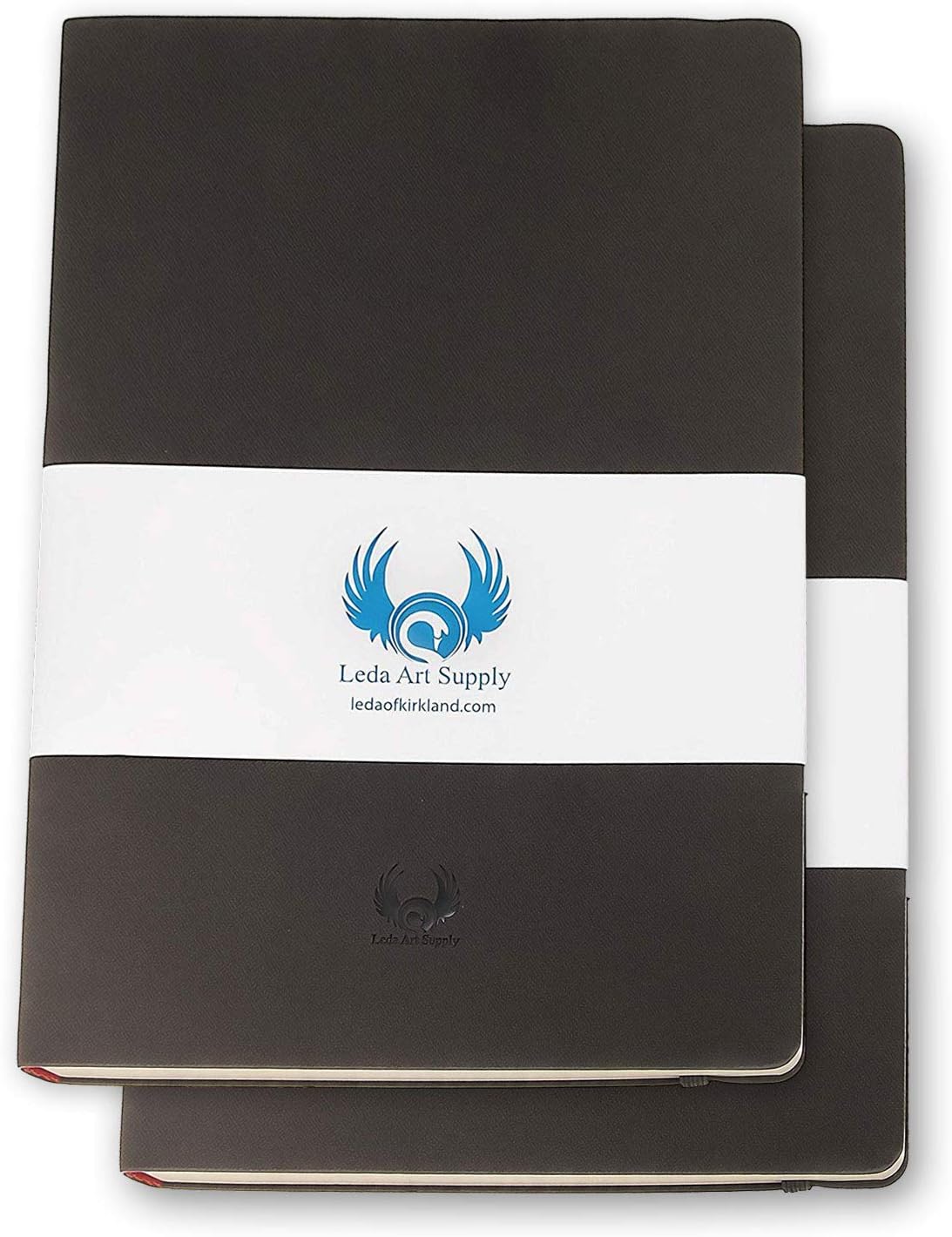 Leda Art Supply Extra Large (A4 Size, 11.5 x 8.25 inches) 2 Pack Sketch Book Set for Drawing and All Art, Writing and Creative Projects