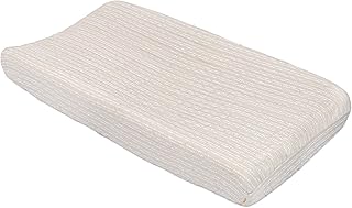 Crane Baby Changing Pad Cover, 100% Cotton Sateen Exterior Change Pad Cover, Neutral Dot, 16" x 32", Fitted Changing Pad Covers, Changing Table Pad Cover for Nursery, Baby Registry or Shower Gift