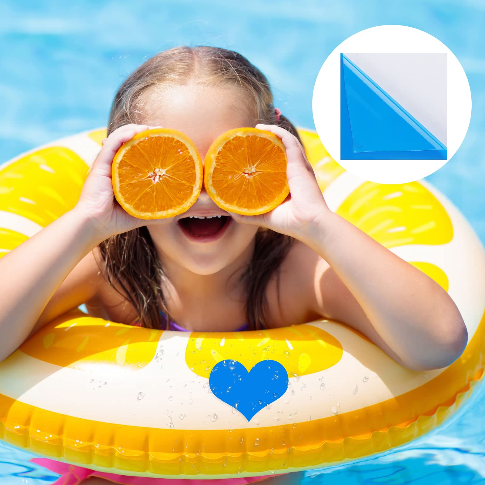 20 Toppe Autoadesive Riparazione PVC - Per Gommoni, Piscine, Kayak | Kit Riparazione Veloce - Foto 7