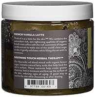 Vista 3 de Soothing Touch, French Vanilla Latte Organic Brown Sugar Scrub, 16 onzas