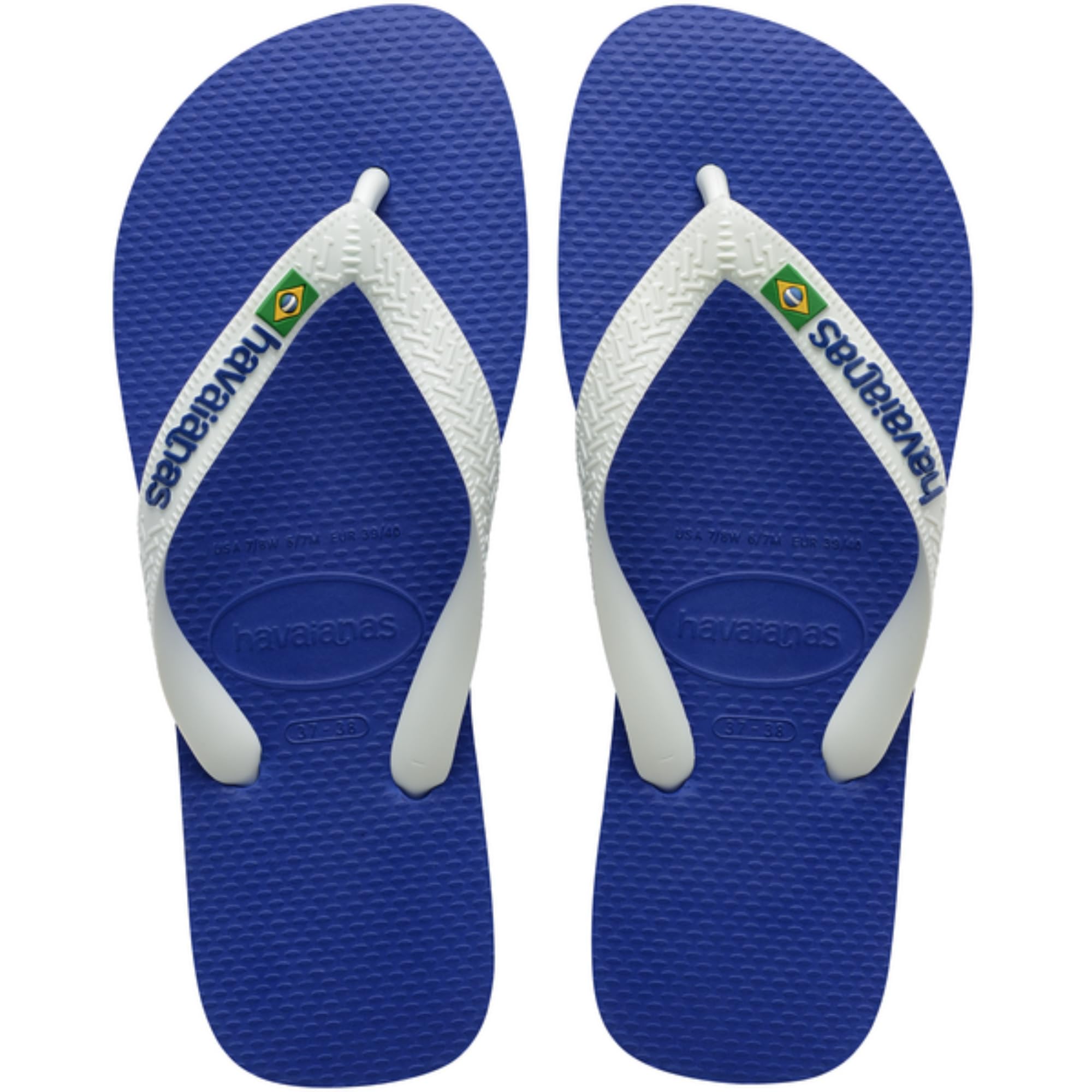 Havaianas - Top Brasil, Comfortable, Durable and Lightweight Flip Flops, with Non-Slip Sole, Brazilian Flag, Unisex Adults - 1