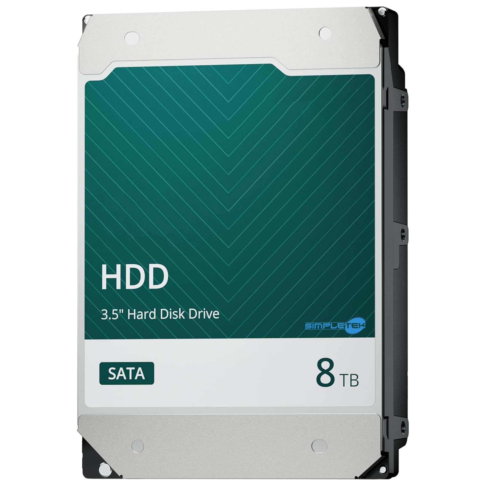 SIMPLETEK - Hard Disk Interno da 8TB 3,5" - CMR - SATA III 7200rpm Cache 512MB | alta affidabilità per archiviazione e sistemi di storage