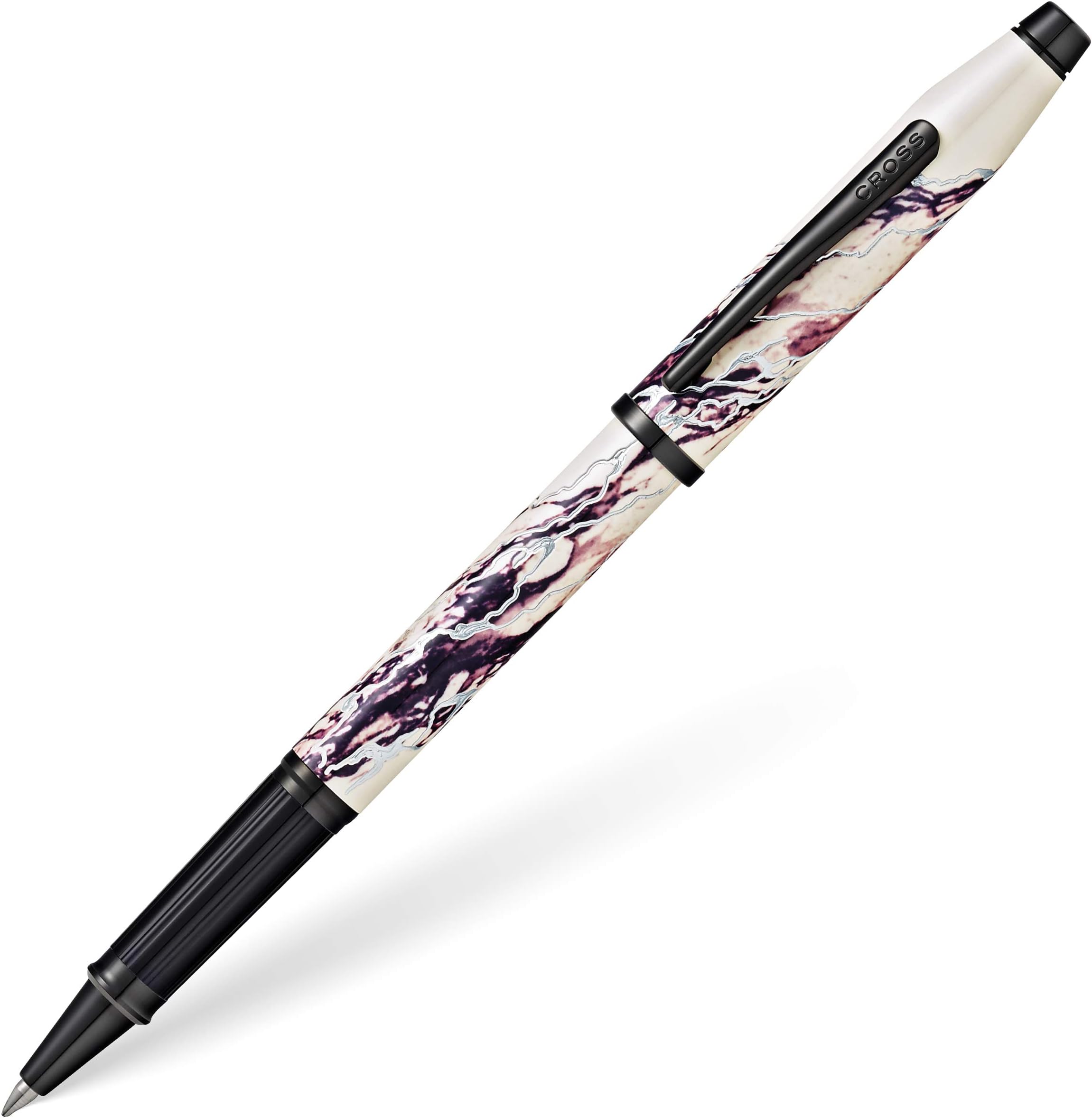 Cross Wanderlust Refillable Rollerball Pen, Black PVD Appointments, Includes