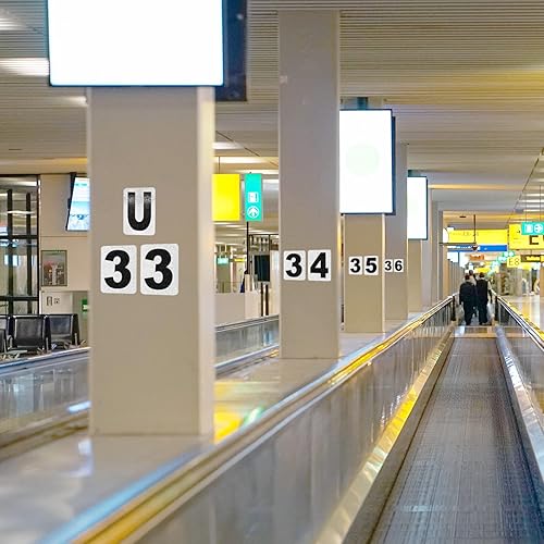 Miniatura 5 de Despegar y pegar individuales, números y letras de aluminio reflectantes, se adhiere al hormigón, madera, metal, azulejos, ladrillo, vidrio,