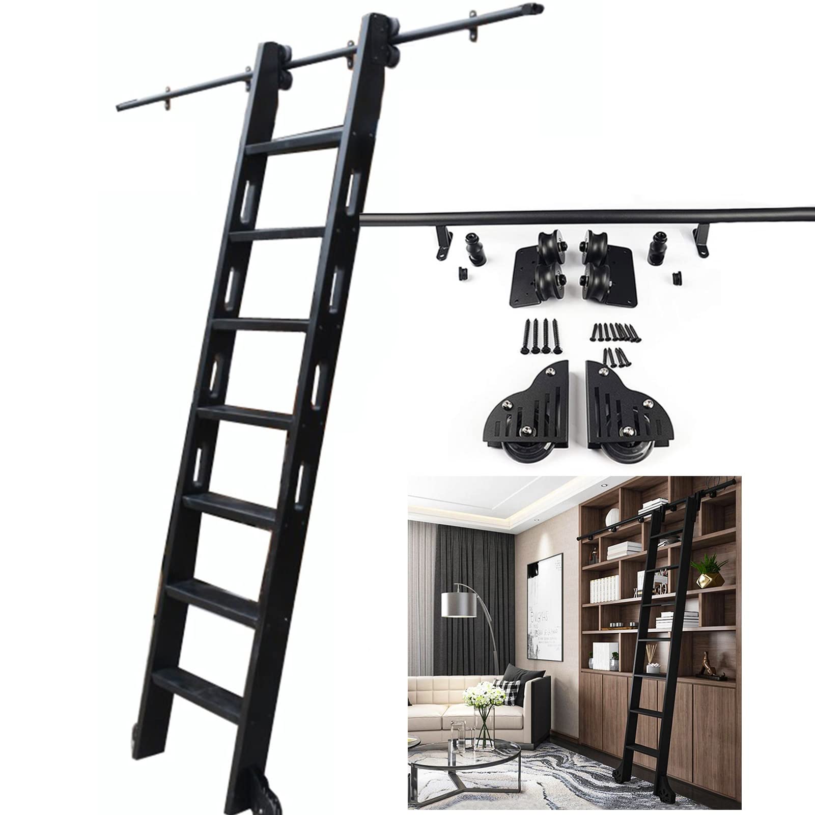 Kit de porte de grange coulissante pour optimiser le rangement haut sans abîmer le sol