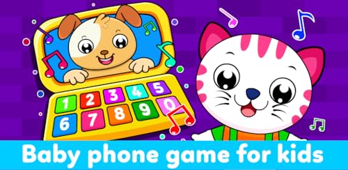 Jogos de telefone para bebês de 1, 2, 3, 4, 5 anos: aplicativo de aprendizagem infantil