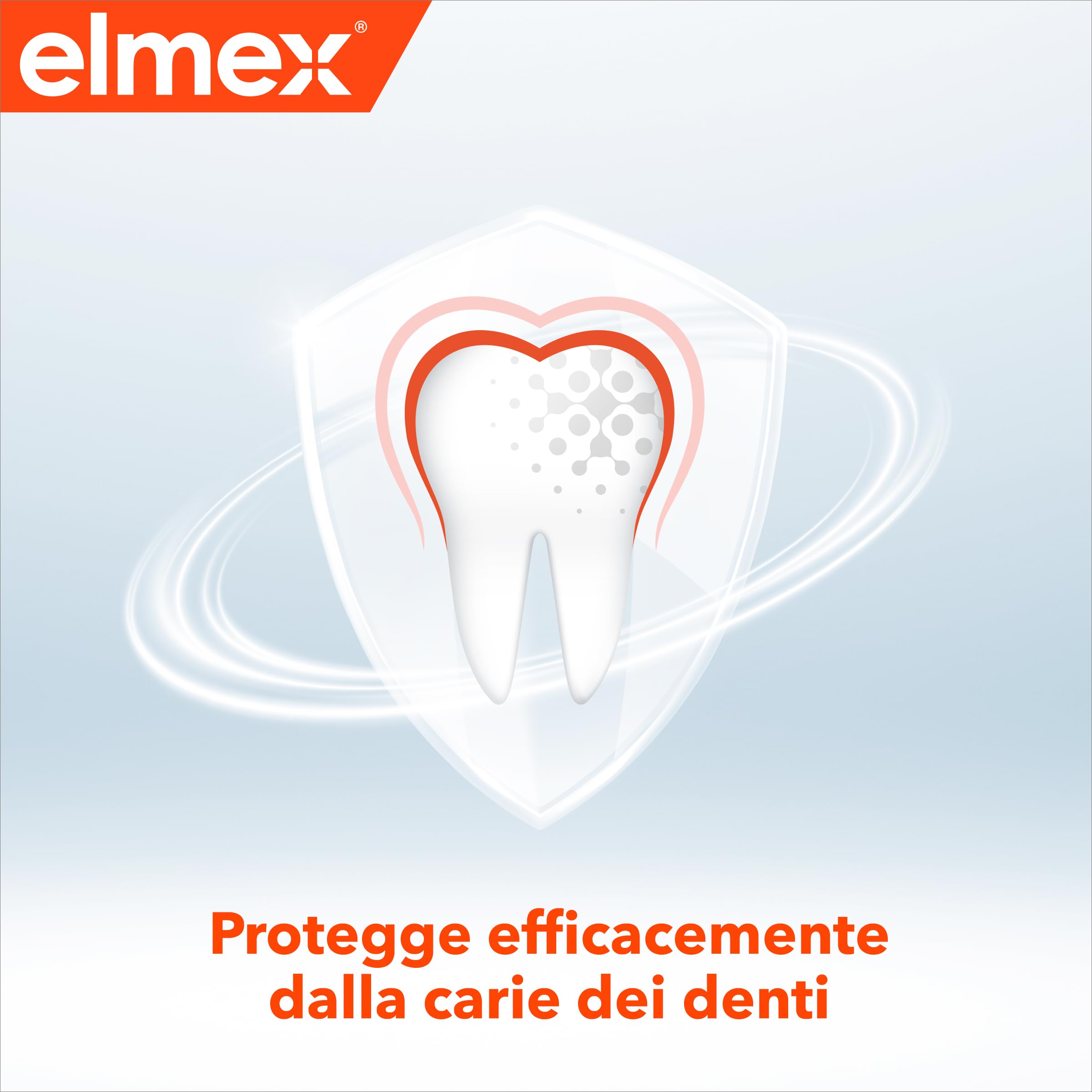 elmex Collutorio Protezione Carie 400 ml I Con Fluoruro Amminico I Doppio scudo protettivo I Rinfresca l´alito I Remineralizza lo Smalto I 0% Alcohol