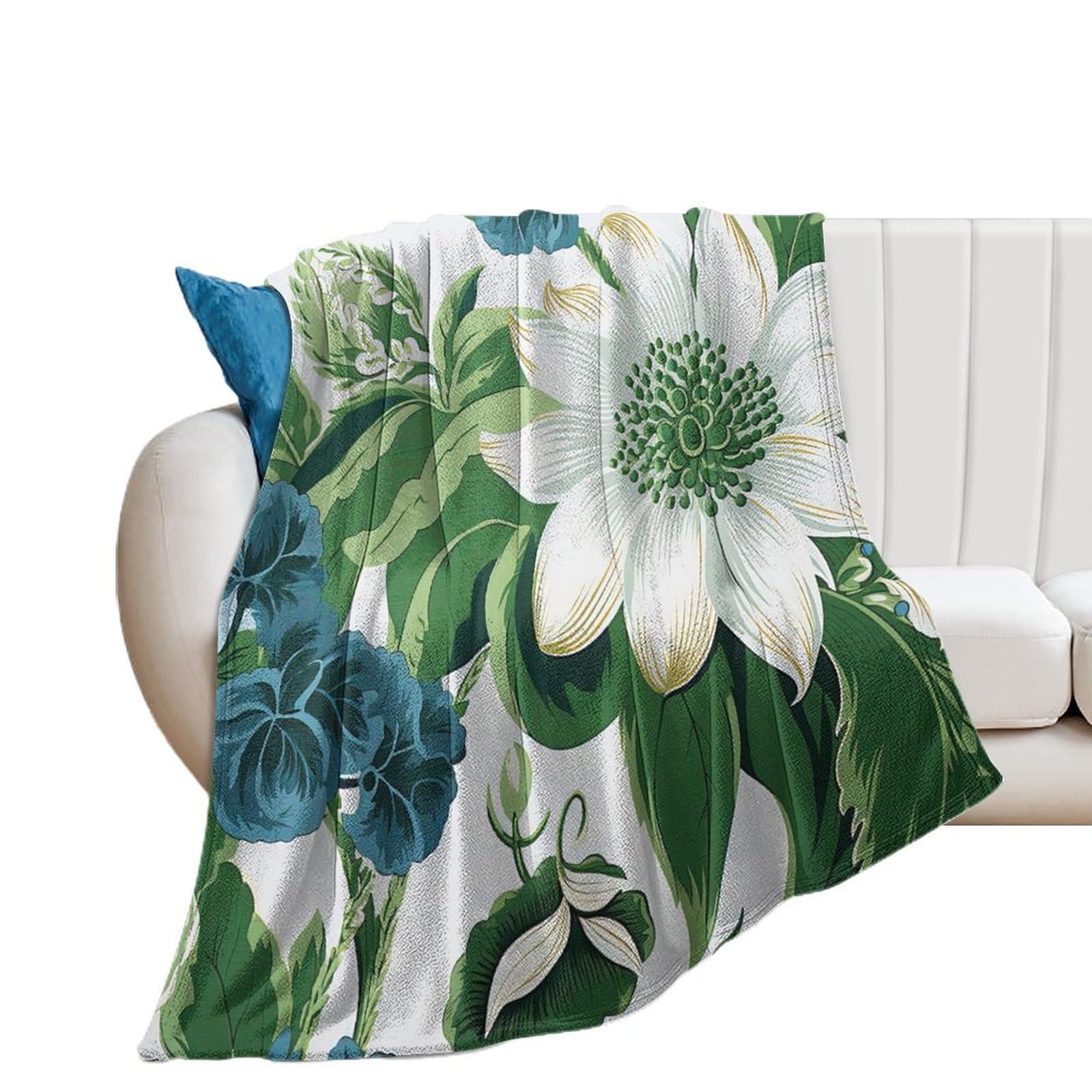Couverture en flanelle chinoiserie super douce et chaude, jeté isolant lit et canapé