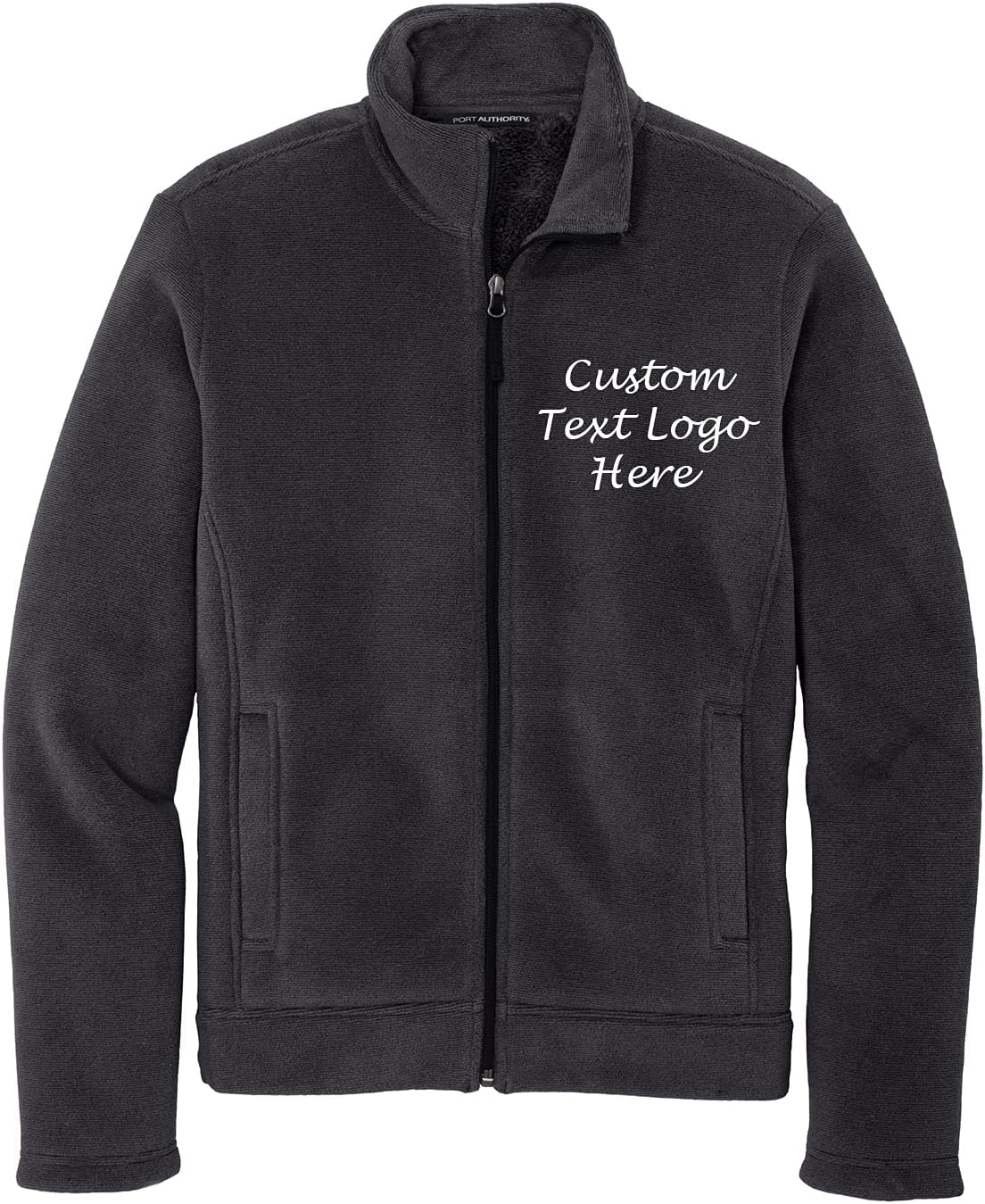 INK STITCH Men Ultra Warm Technology Custom Design Stitching Brush Fleece Jackets