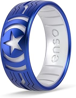 Silicone Ring - Marvel Characters DualTone Collection - Comfortable Contour Fit - Ideal For Active Use