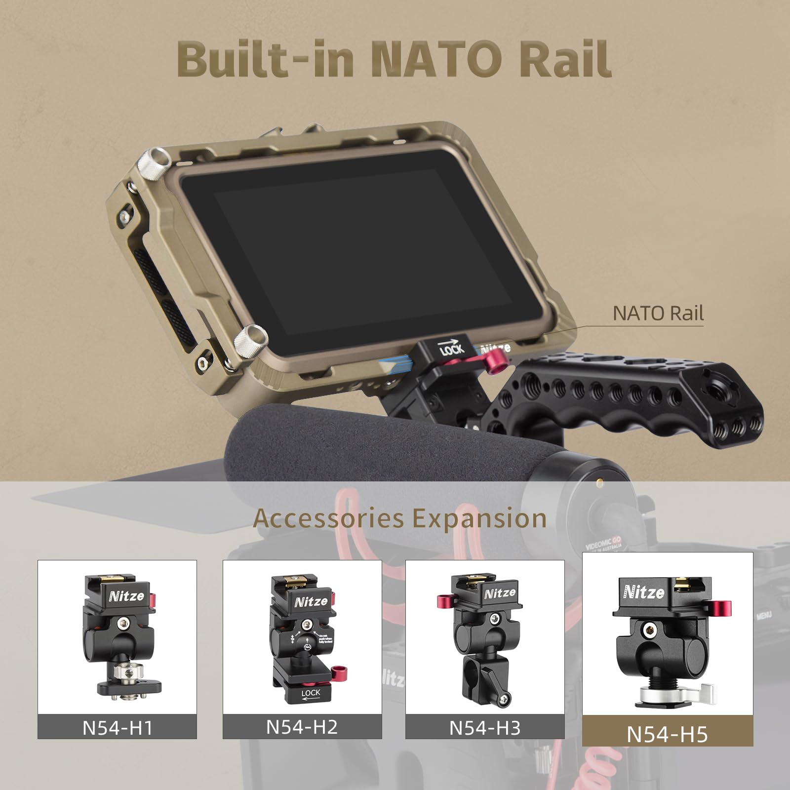 Amazon.com : Nitze Cage for Atomos Ninja/Ninja V/Ninja V+