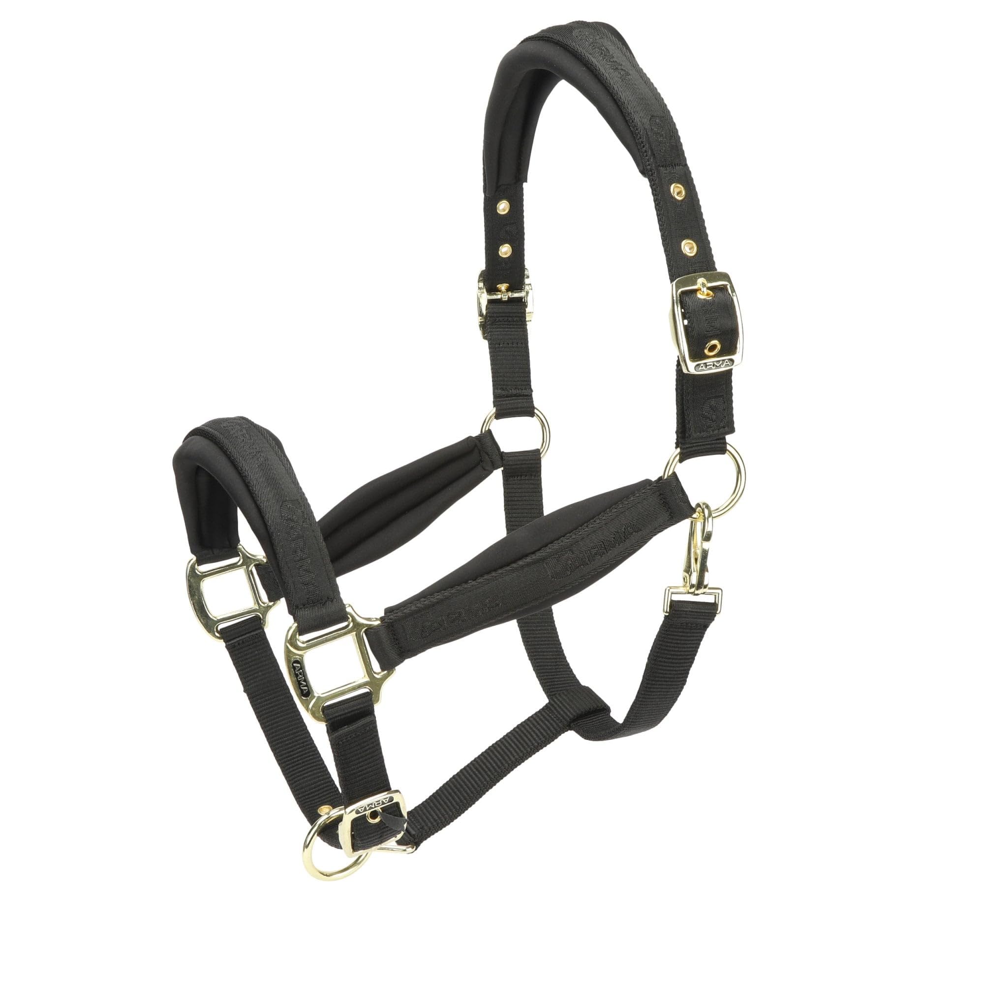 Shires ARMA Padded Headcollar - Black Full