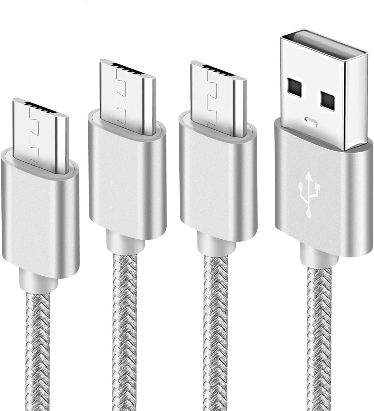 Micro USB Charger Cable 3-3-6ft Cord for Motorola Moto E 2020,E6 E7 E5 E4 Plus Play Supra Cruise,G5 G5s,LG K22 Aristo 5 4/K31 K8x,Fast Charge Charging