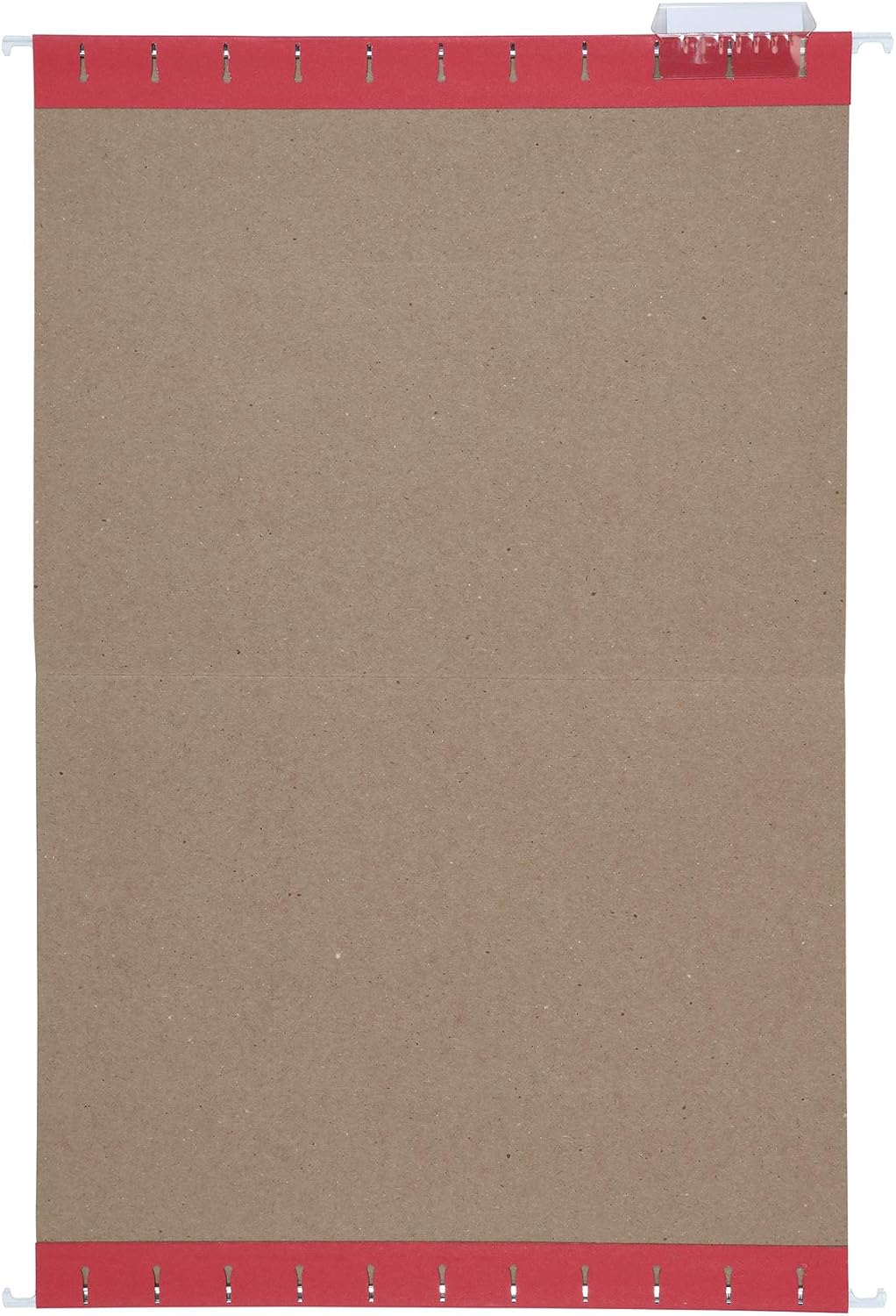 Amazon Basics Hanging Folders, Letter Size, Red, 25 Count