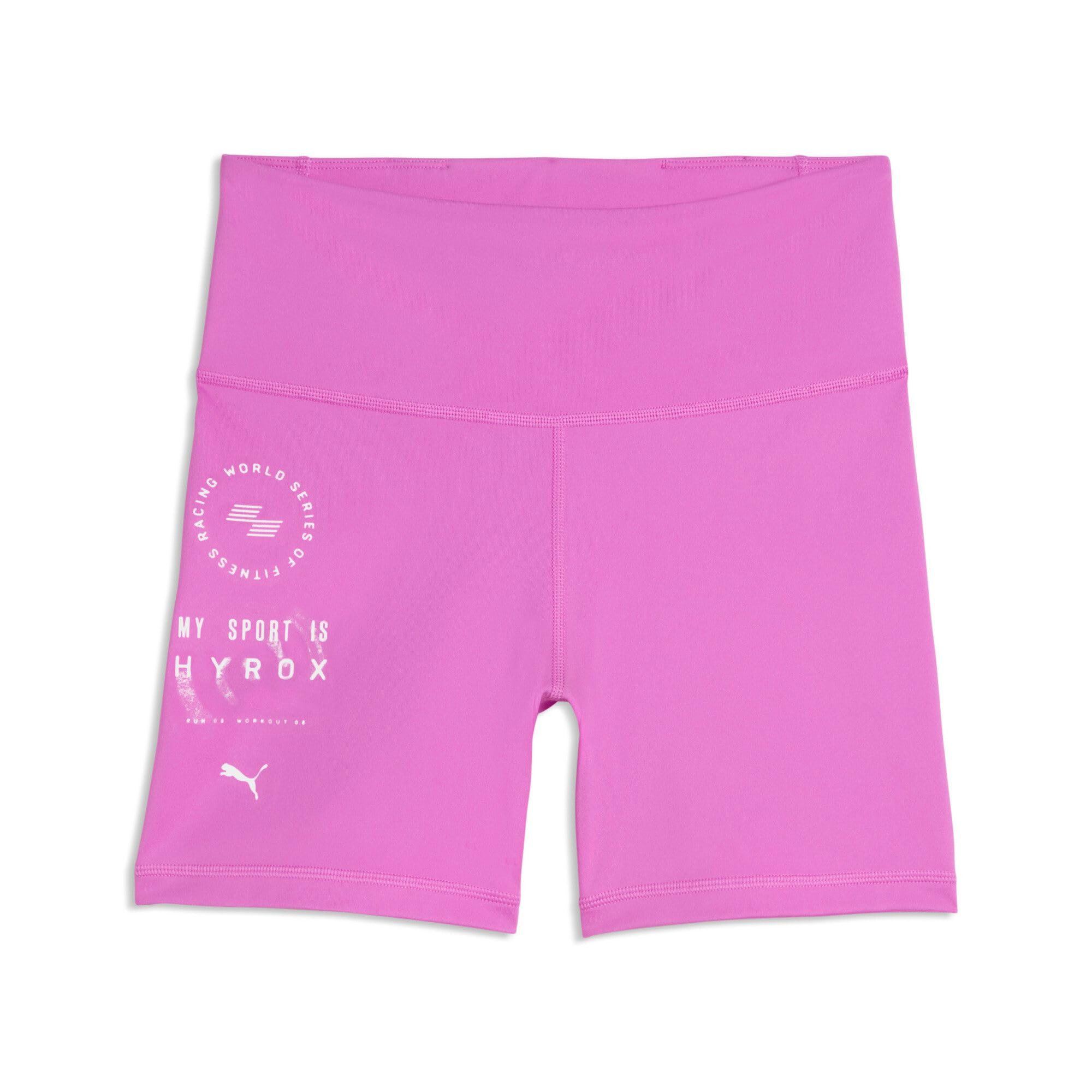 PUMA Hyrox krótkie legginsy do biegania damskie Berry - Electric Orchid XS