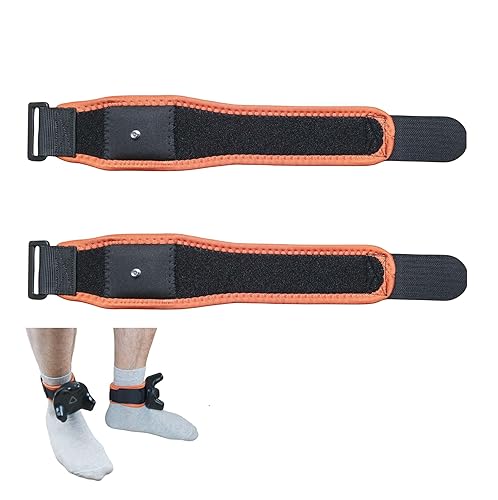 Jadery VR Tracker Straps Ankles(New Model), for Vive Tracker,Vive Ultimate Tracker,Tundra Tracker–vr Game Full Body Tracking Belt feet