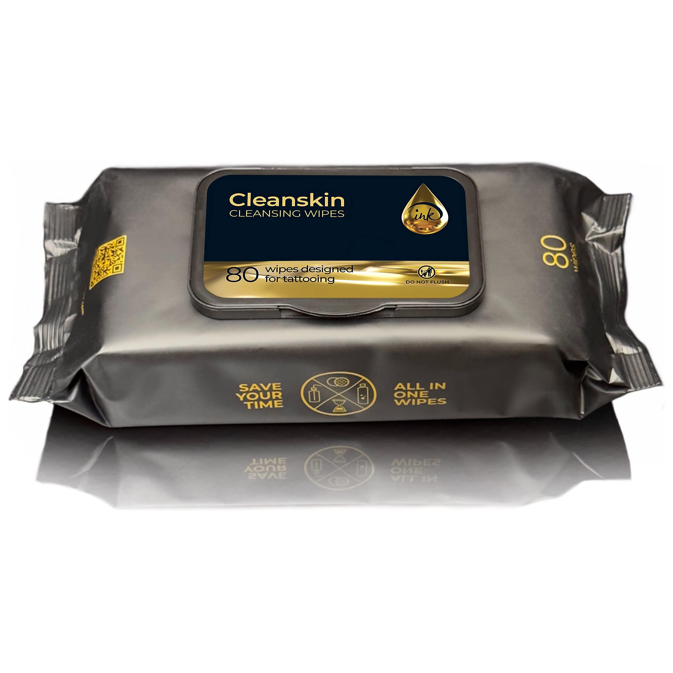 CleanSkin Green Soap Tattoo Wipes