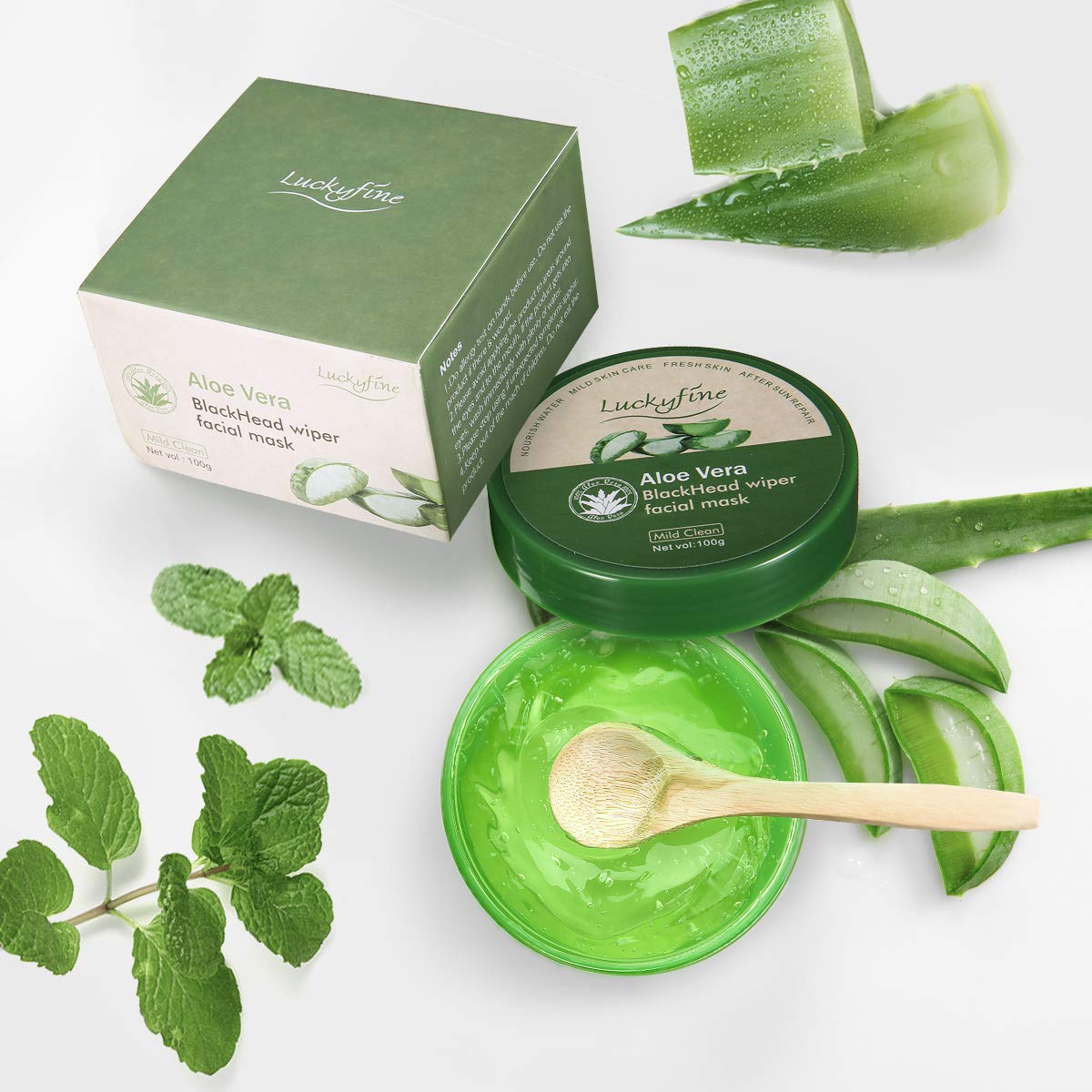 Aloe Vera Face Mask, Luckyfine Peel Off Mask, Blackhead Remove Mask