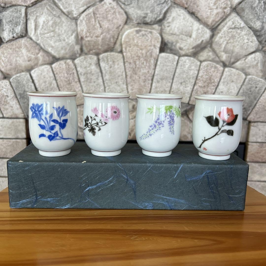 伊賀焼 作家物 奏 奏作 ぐい呑 割高台 陶芸 共箱 共布 酒器